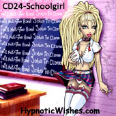 Hypnotized  into a slutty Schoolgirl CD